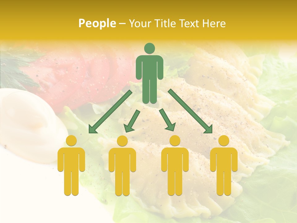 Pelmeni Meat Siberian PowerPoint Template