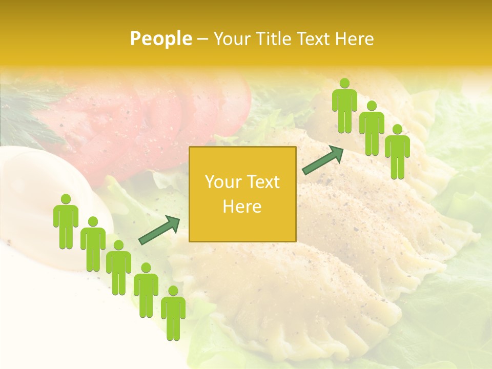 Pelmeni Meat Siberian PowerPoint Template