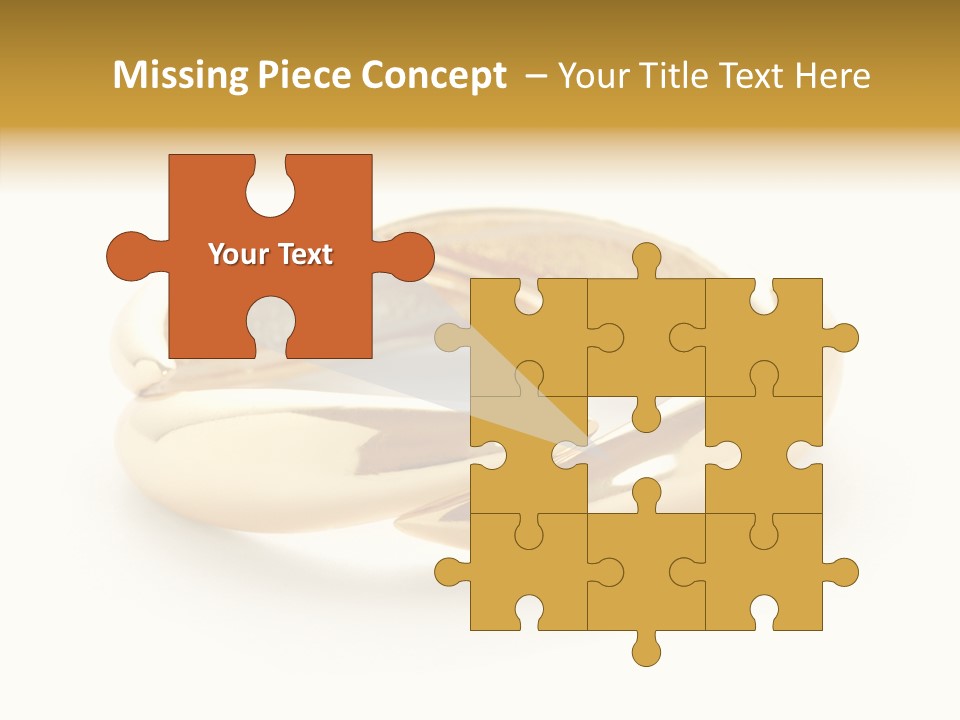 White Bracelet Isolated PowerPoint Template