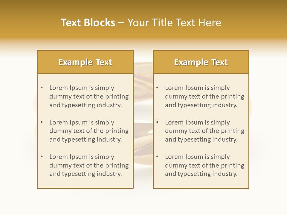 White Bracelet Isolated PowerPoint Template