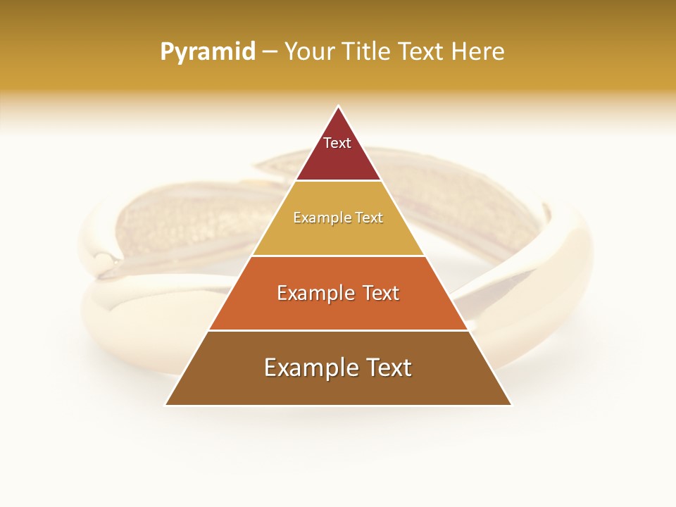 White Bracelet Isolated PowerPoint Template