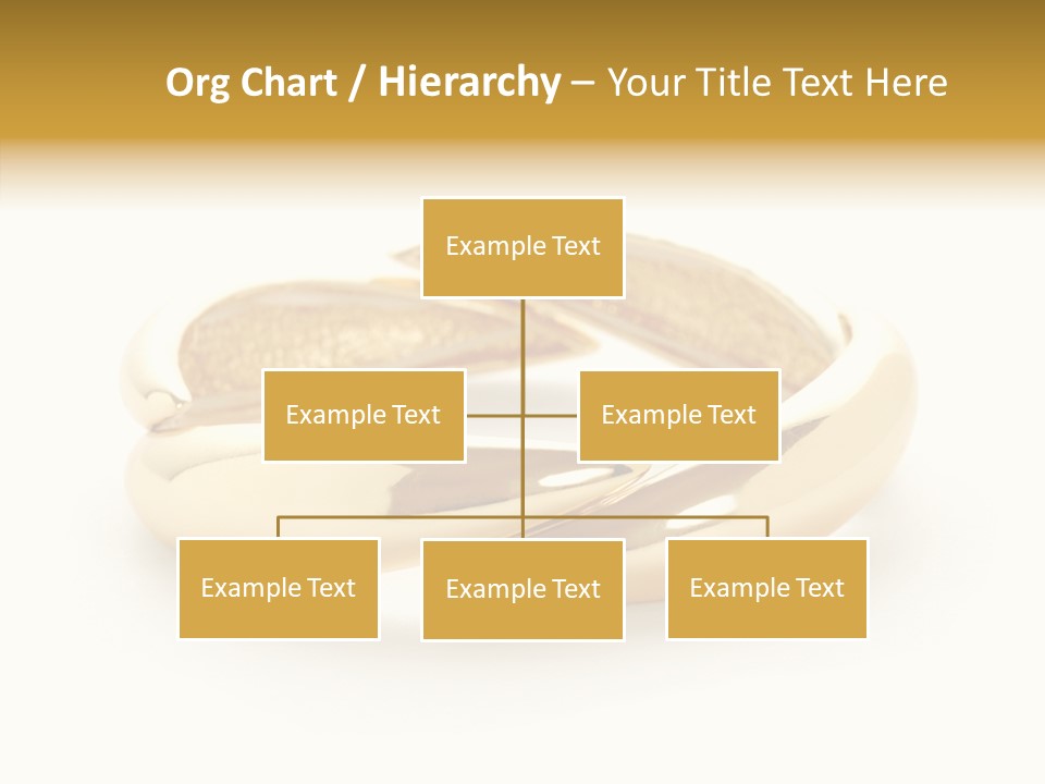 White Bracelet Isolated PowerPoint Template