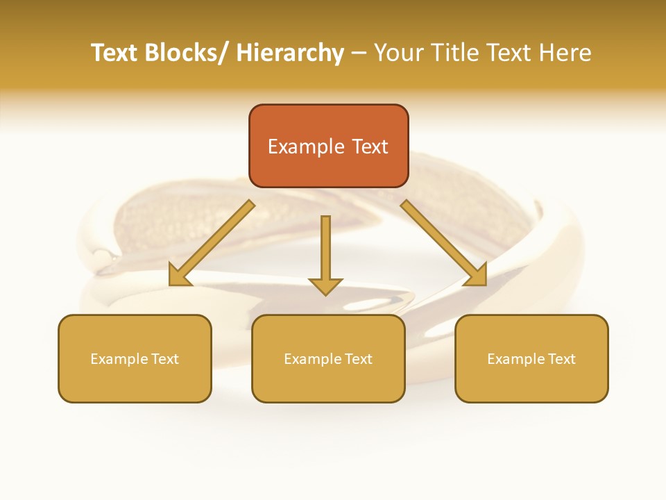 White Bracelet Isolated PowerPoint Template