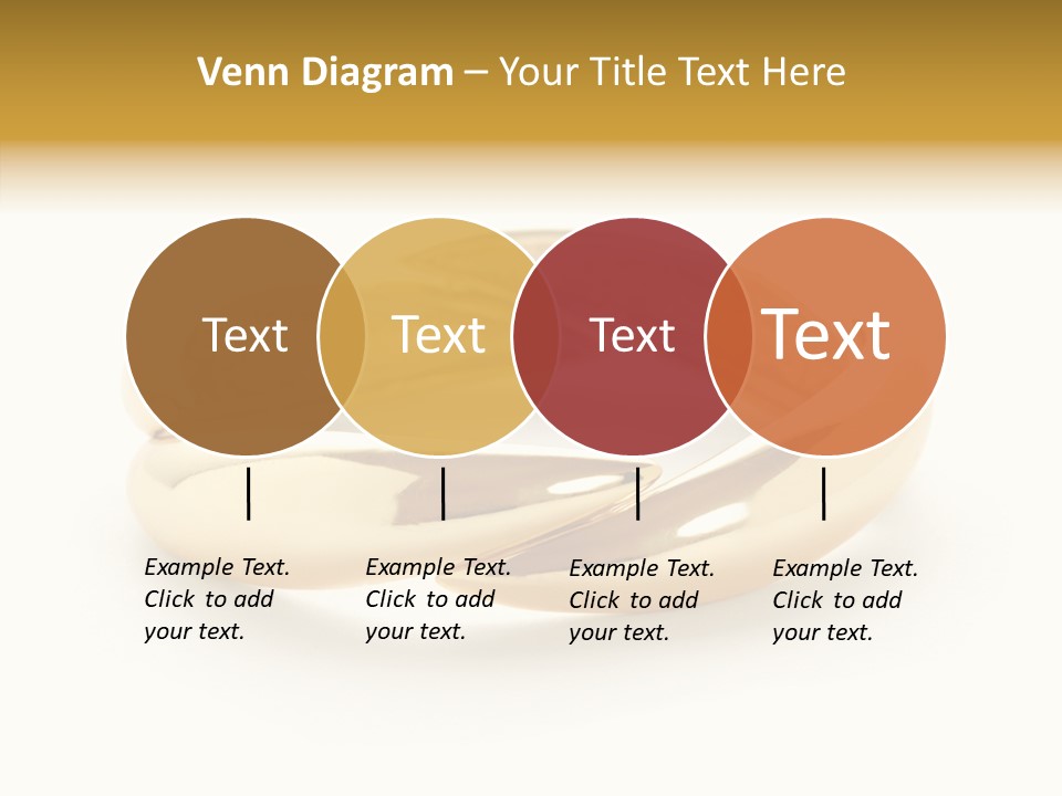 White Bracelet Isolated PowerPoint Template