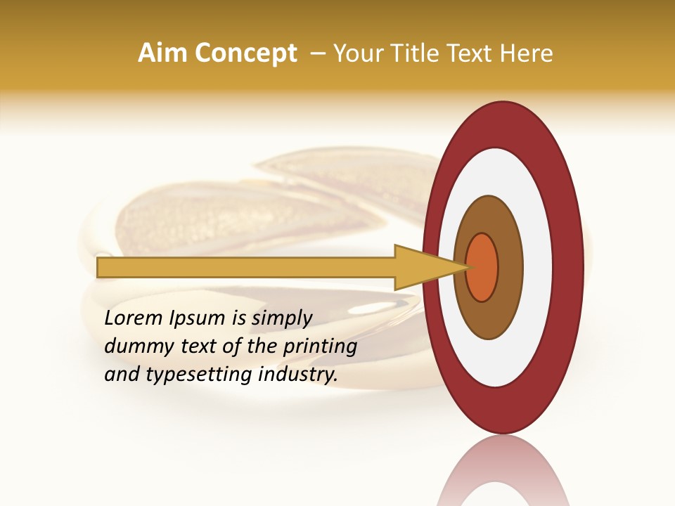 White Bracelet Isolated PowerPoint Template