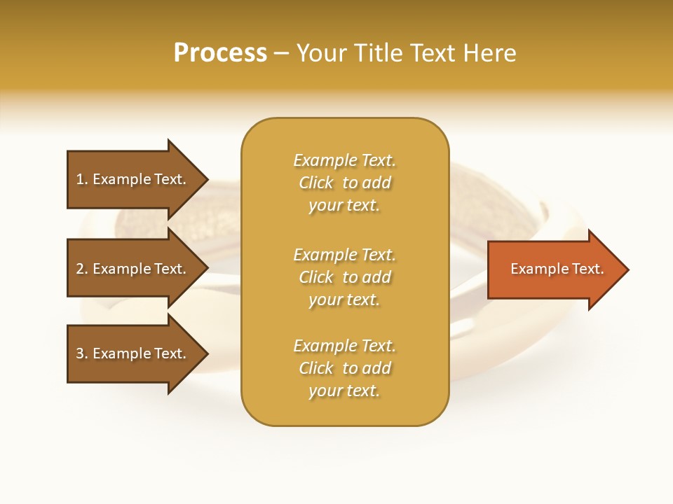 White Bracelet Isolated PowerPoint Template