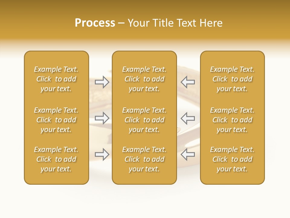 White Bracelet Isolated PowerPoint Template