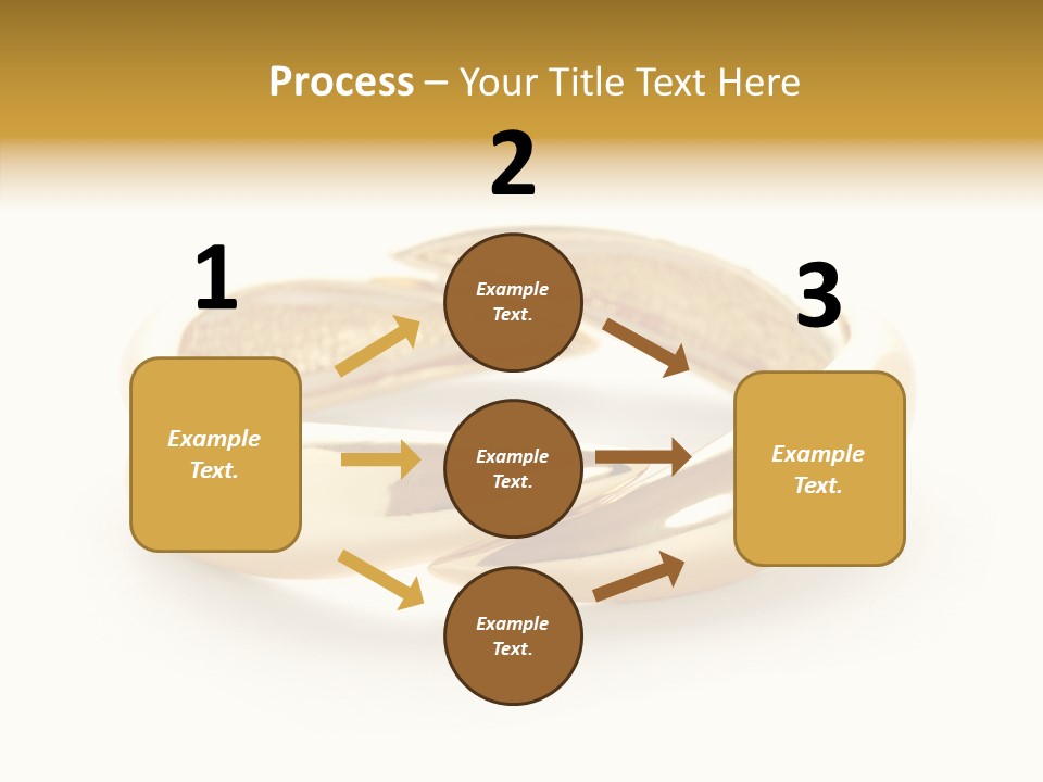 White Bracelet Isolated PowerPoint Template