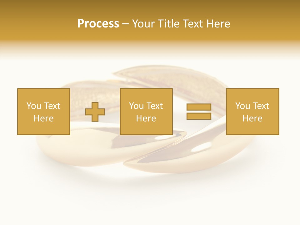 White Bracelet Isolated PowerPoint Template