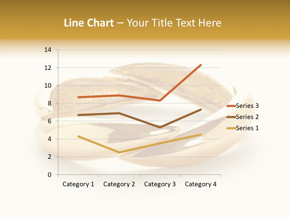 White Bracelet Isolated PowerPoint Template