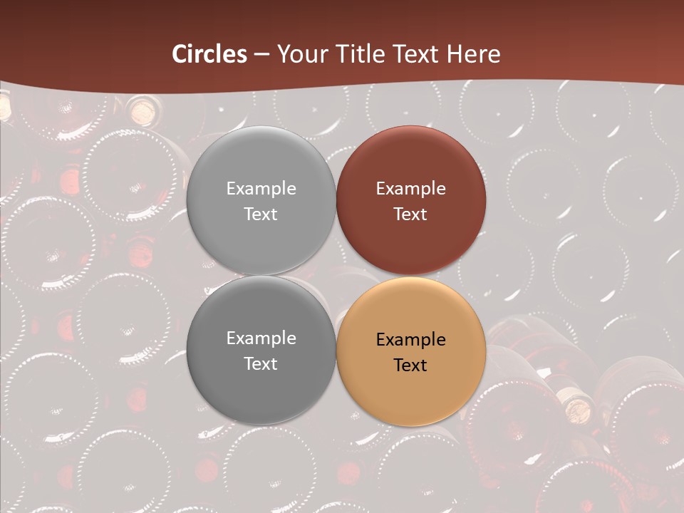 Red Collection Isolated PowerPoint Template