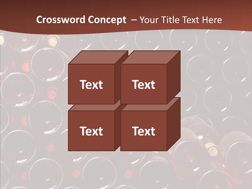 Red Collection Isolated PowerPoint Template