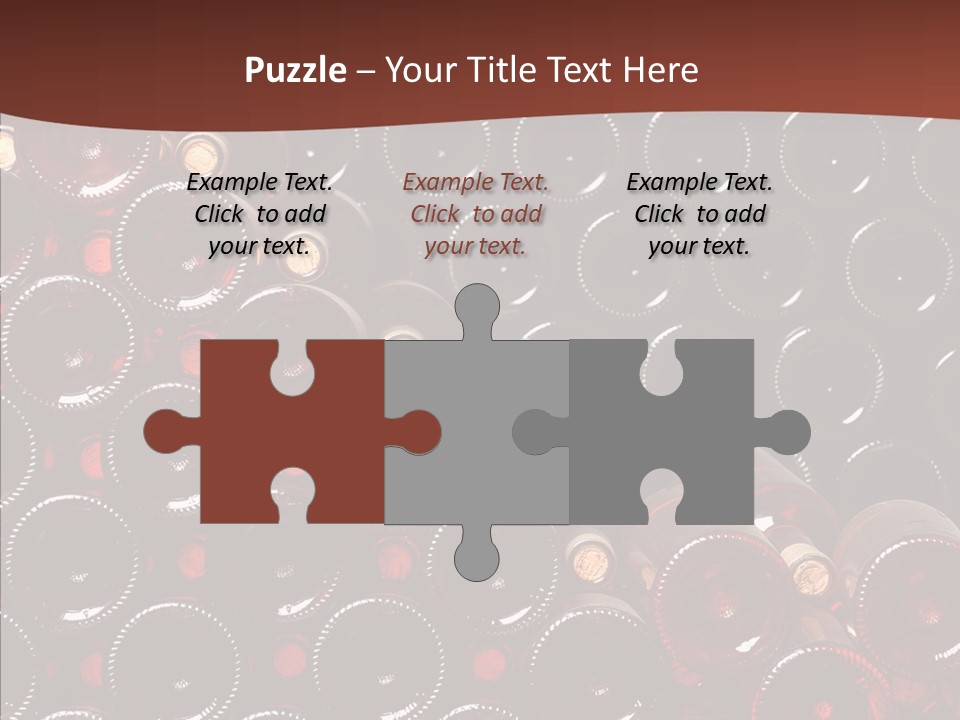 Red Collection Isolated PowerPoint Template