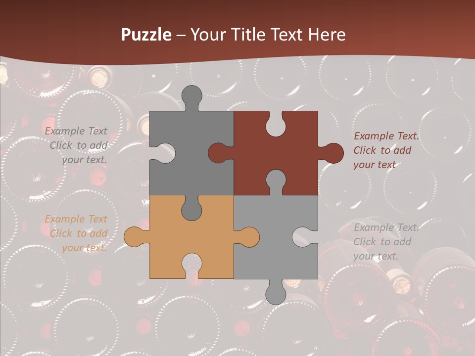 Red Collection Isolated PowerPoint Template