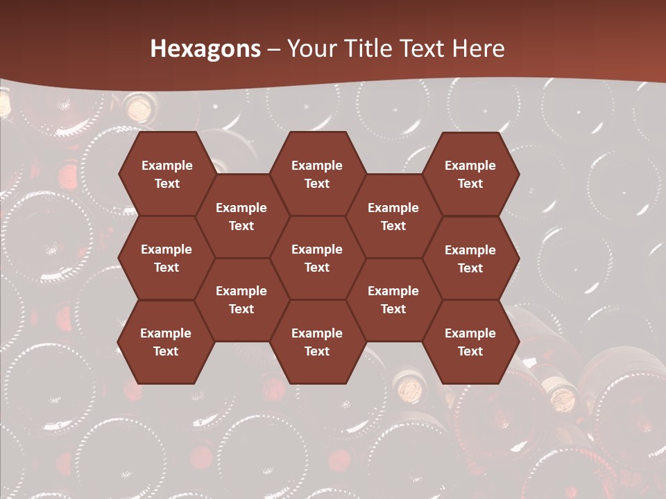 Red Collection Isolated PowerPoint Template