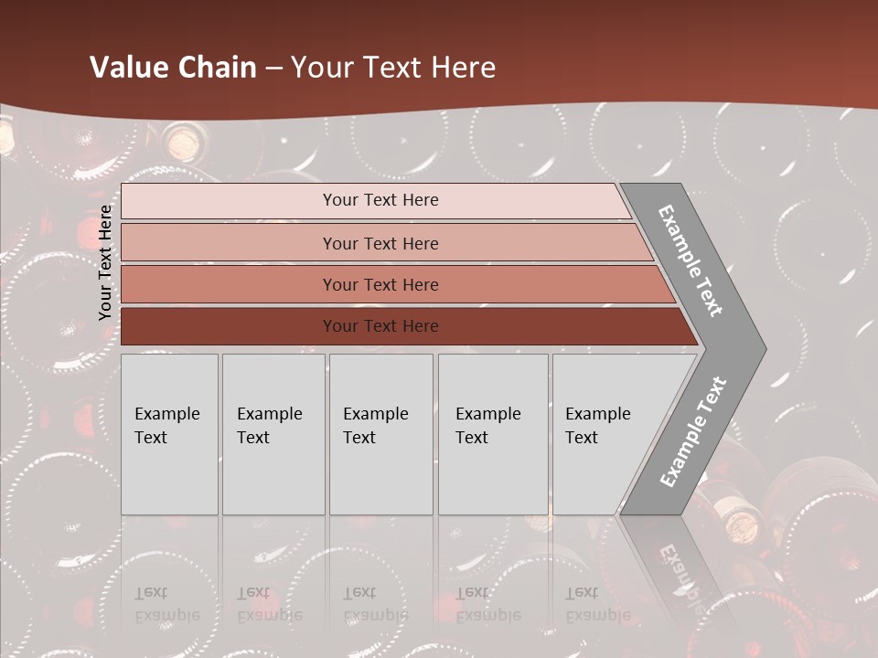 Red Collection Isolated PowerPoint Template