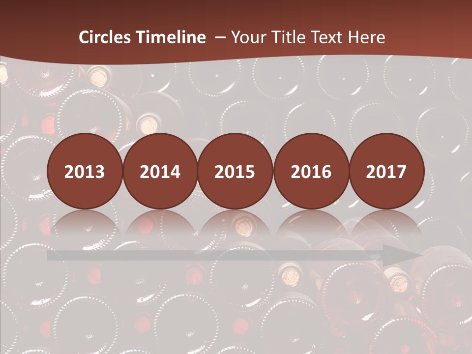 Red Collection Isolated PowerPoint Template