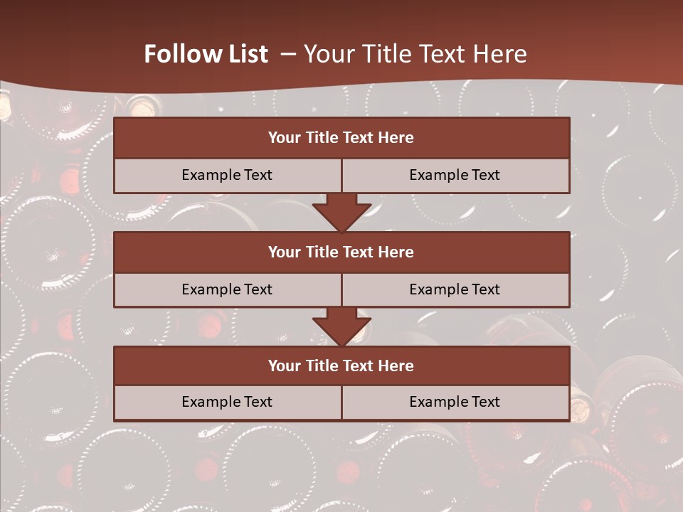 Red Collection Isolated PowerPoint Template