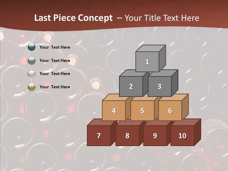 Red Collection Isolated PowerPoint Template