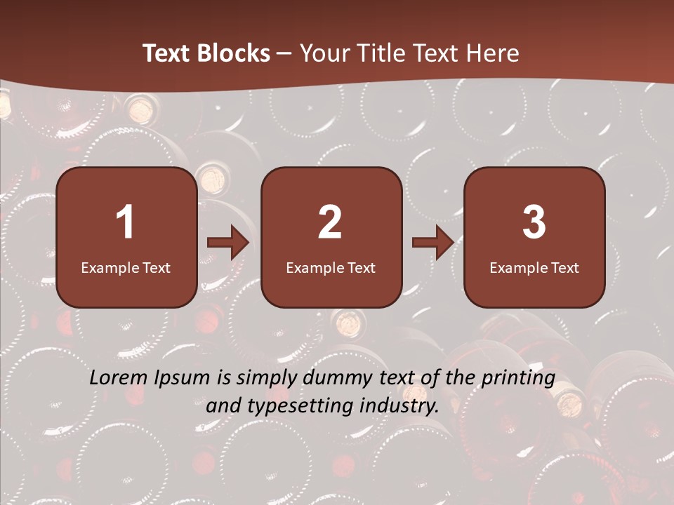 Red Collection Isolated PowerPoint Template