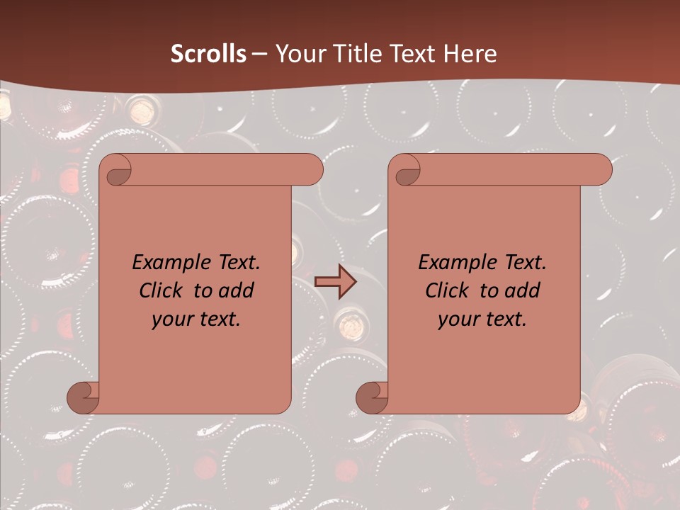 Red Collection Isolated PowerPoint Template