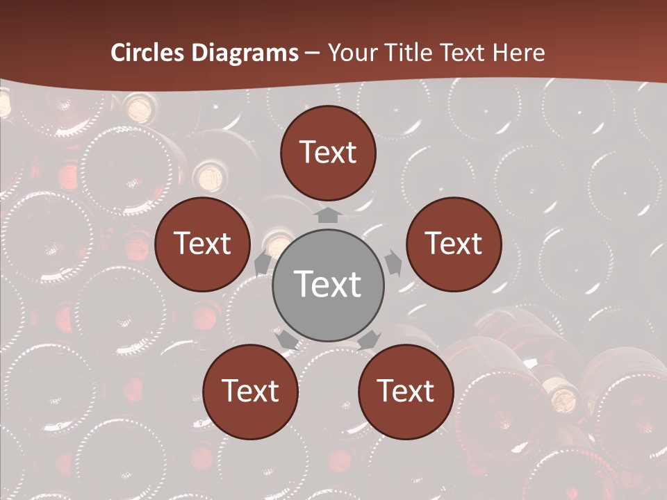 Red Collection Isolated PowerPoint Template