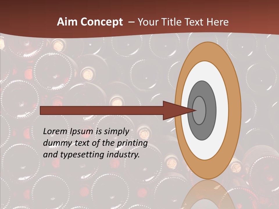 Red Collection Isolated PowerPoint Template