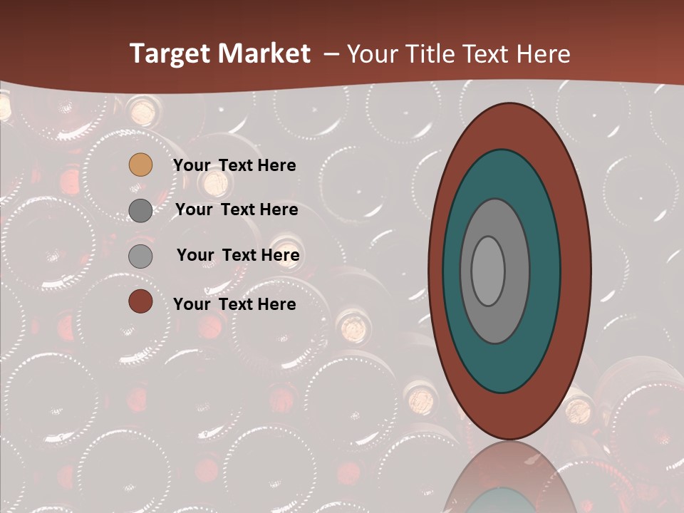 Red Collection Isolated PowerPoint Template