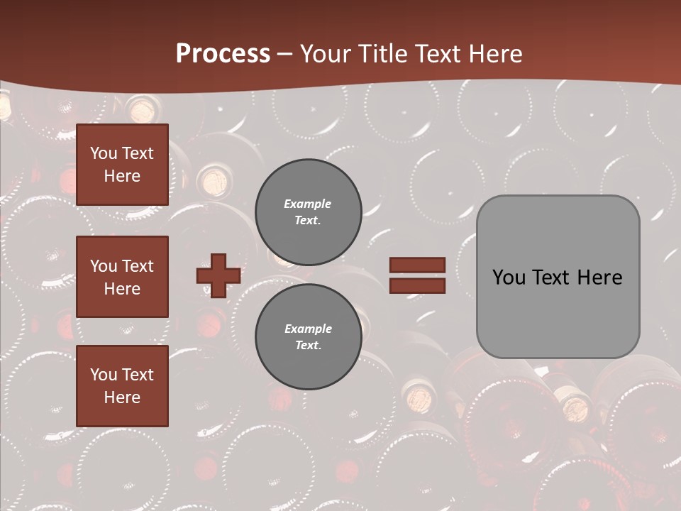 Red Collection Isolated PowerPoint Template
