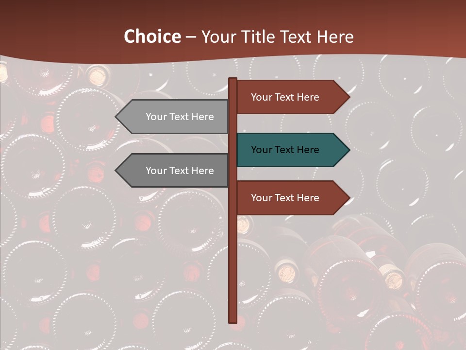 Red Collection Isolated PowerPoint Template