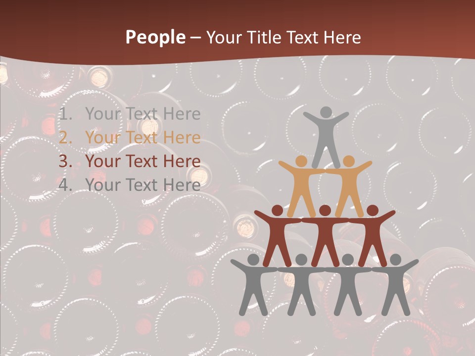 Red Collection Isolated PowerPoint Template