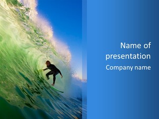 Liquid Motion Tube PowerPoint Template