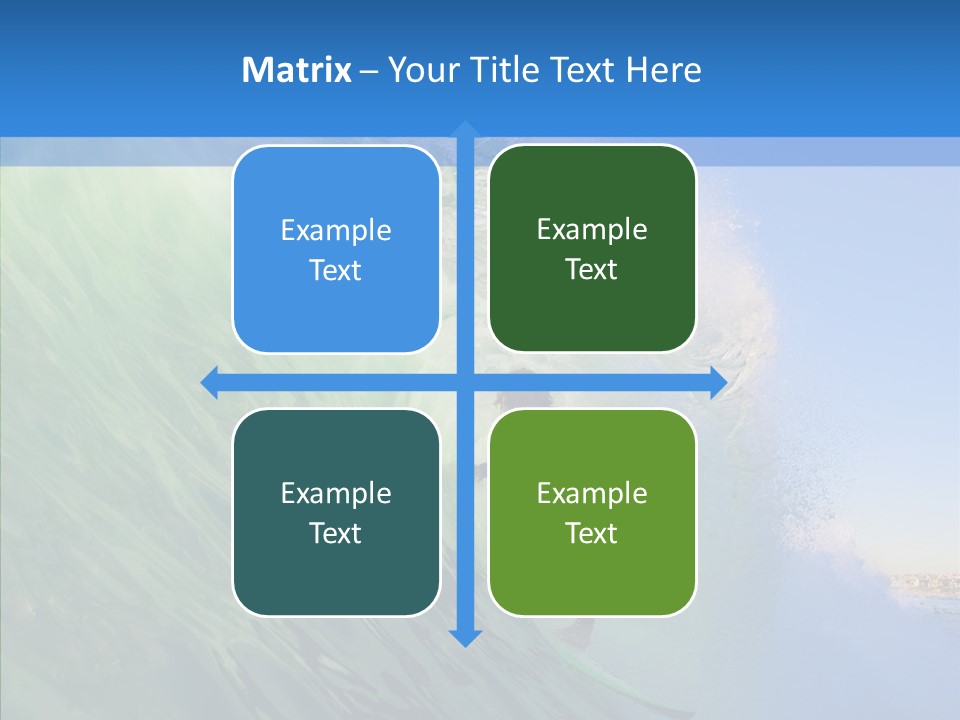 Liquid Motion Tube PowerPoint Template