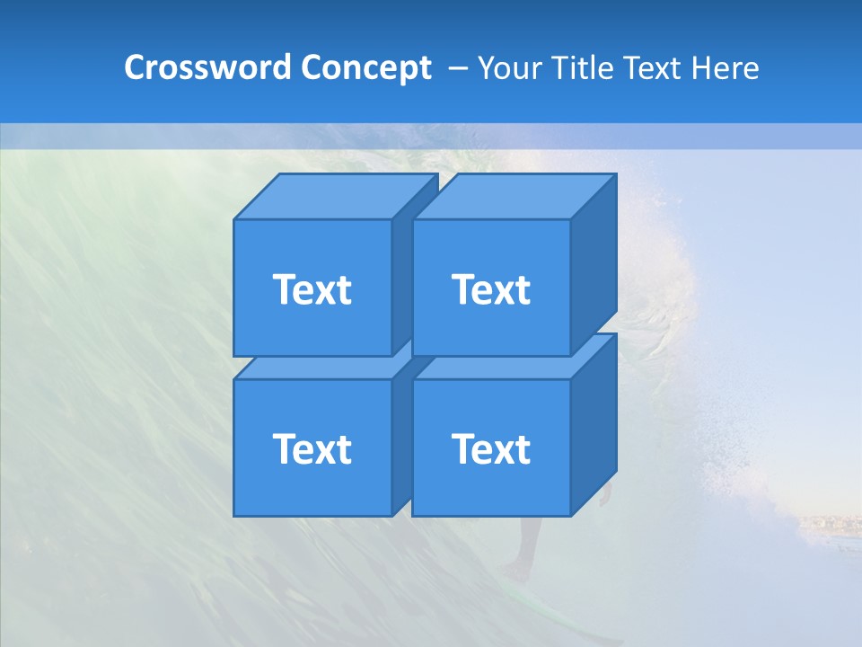 Liquid Motion Tube PowerPoint Template