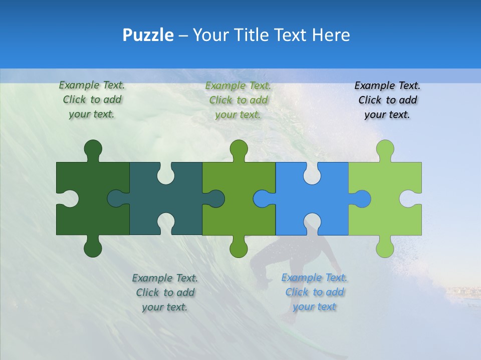 Liquid Motion Tube PowerPoint Template