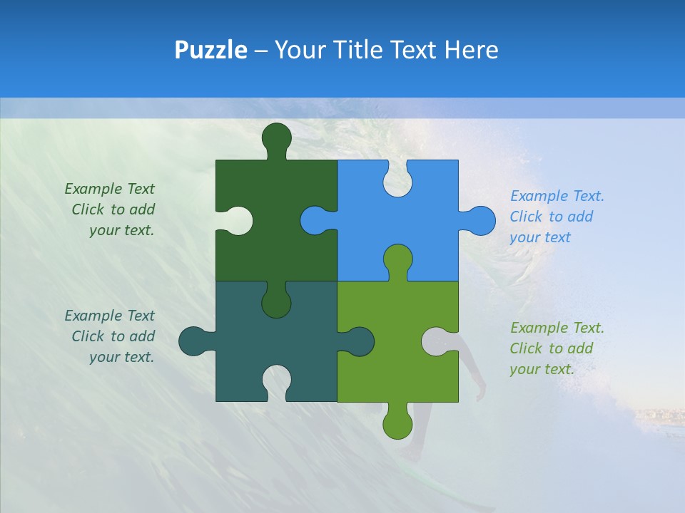 Liquid Motion Tube PowerPoint Template