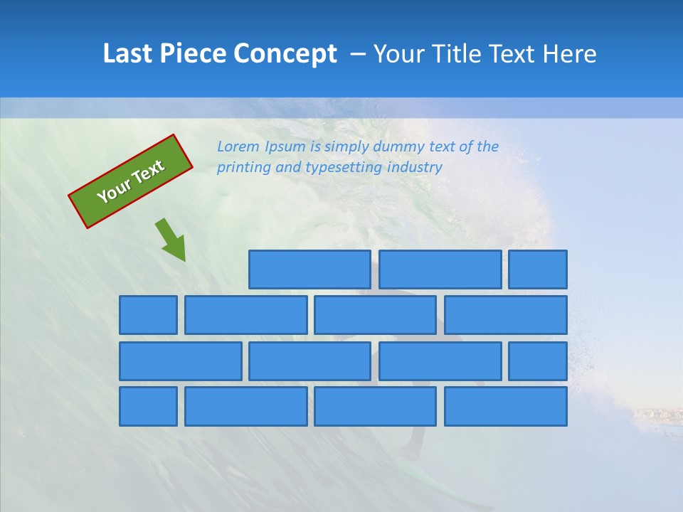 Liquid Motion Tube PowerPoint Template