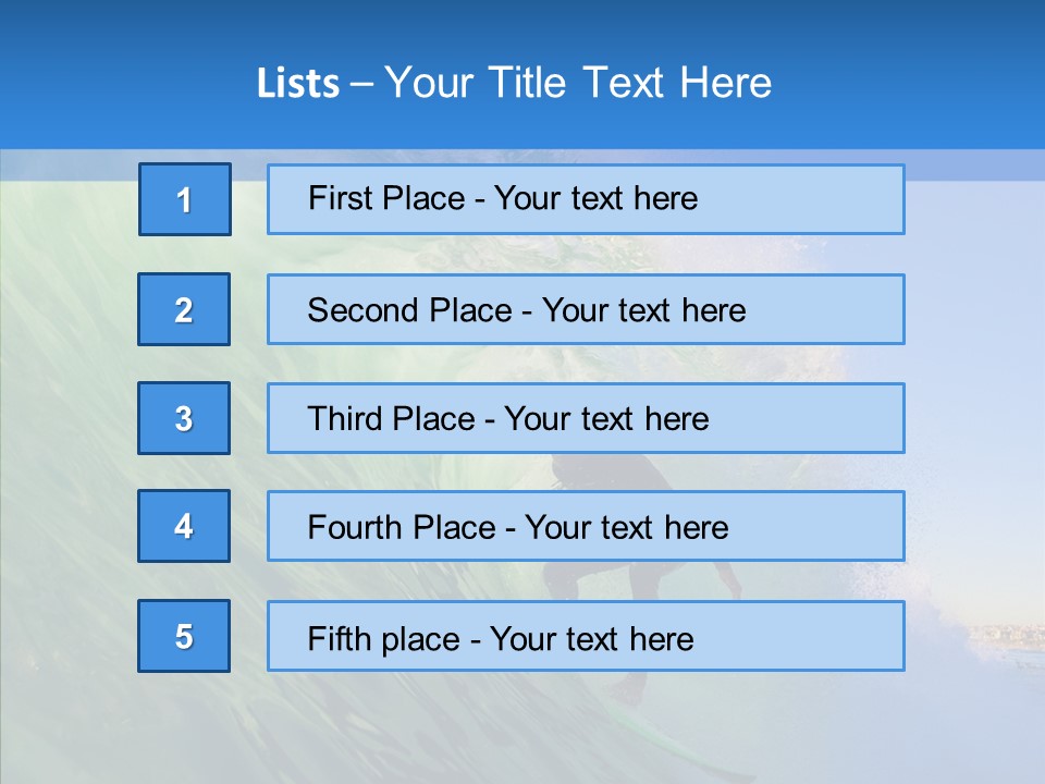 Liquid Motion Tube PowerPoint Template