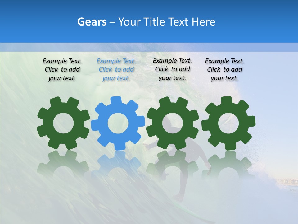 Liquid Motion Tube PowerPoint Template