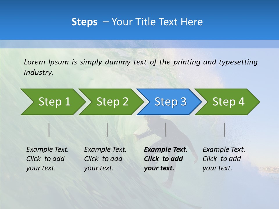 Liquid Motion Tube PowerPoint Template