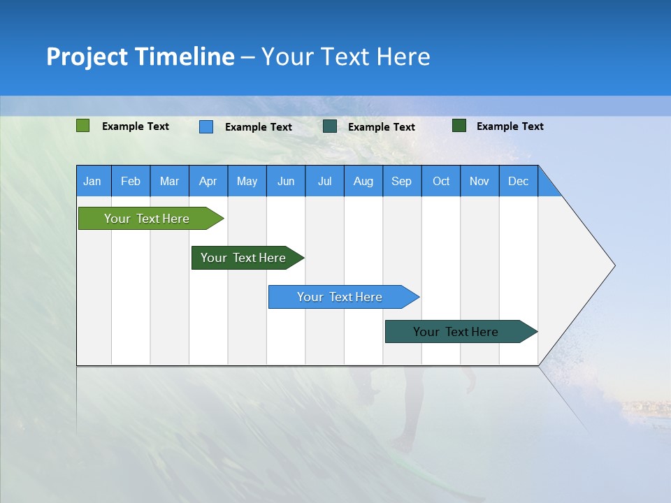 Liquid Motion Tube PowerPoint Template