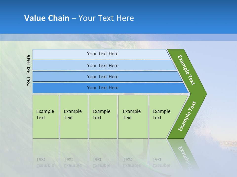 Liquid Motion Tube PowerPoint Template