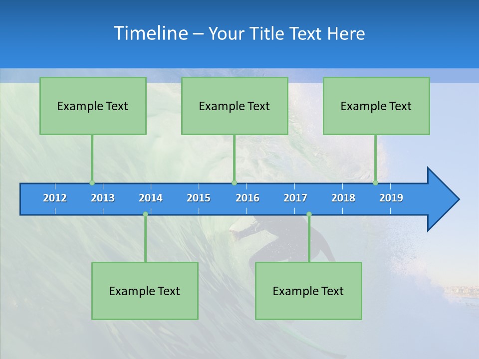Liquid Motion Tube PowerPoint Template