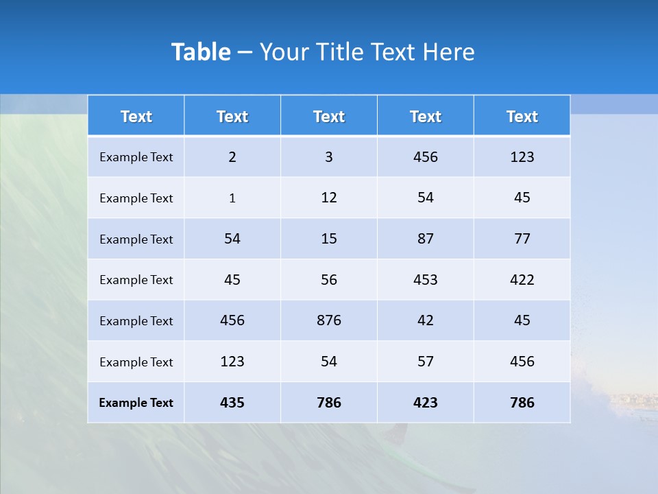 Liquid Motion Tube PowerPoint Template