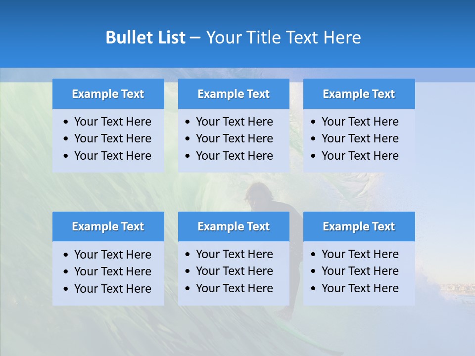 Liquid Motion Tube PowerPoint Template