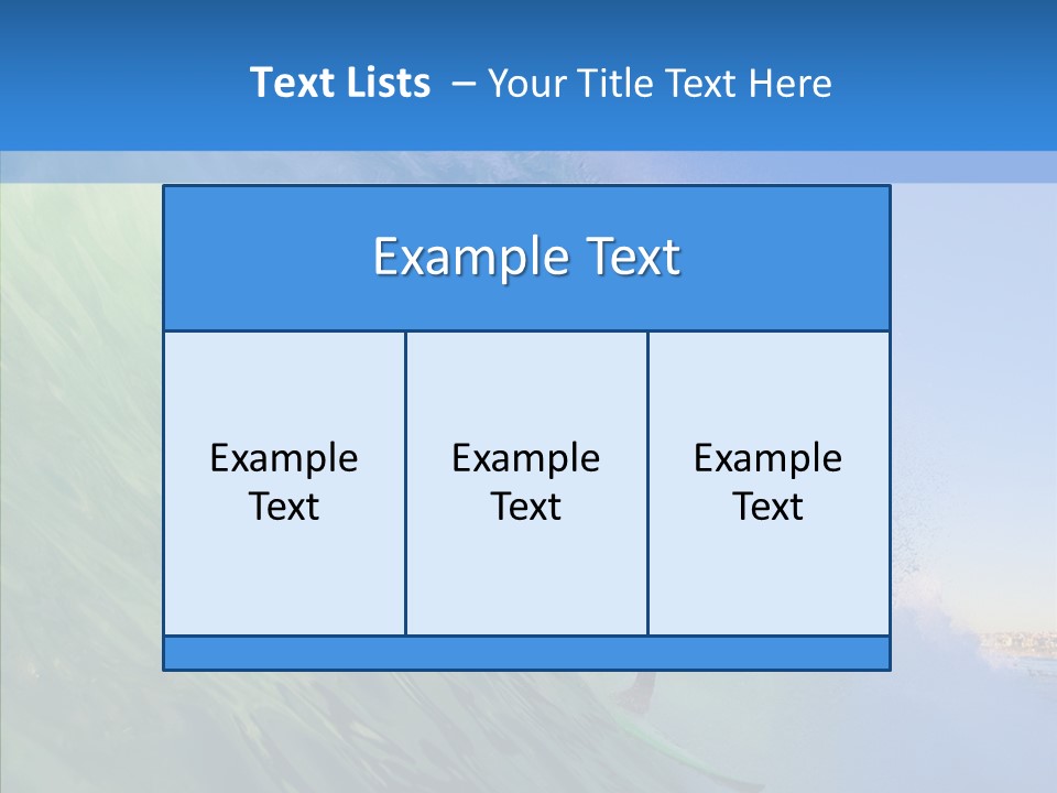 Liquid Motion Tube PowerPoint Template
