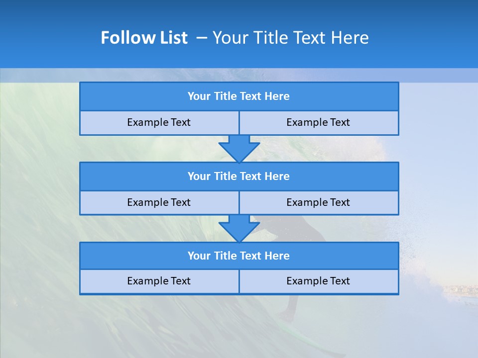 Liquid Motion Tube PowerPoint Template