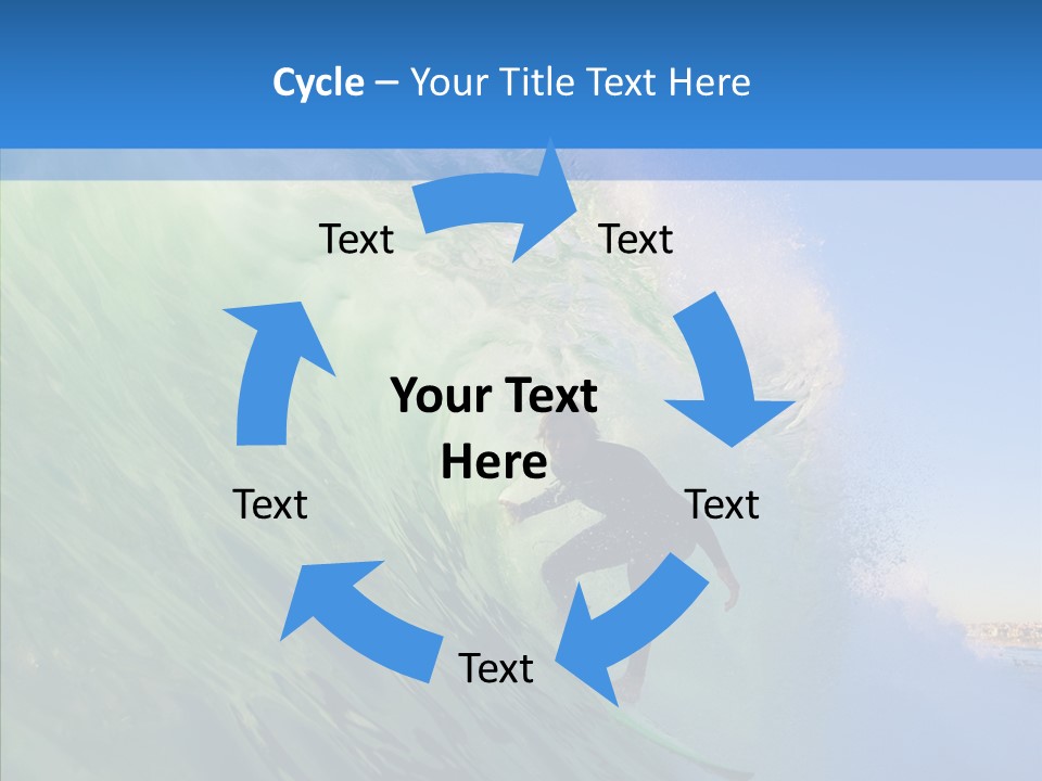 Liquid Motion Tube PowerPoint Template