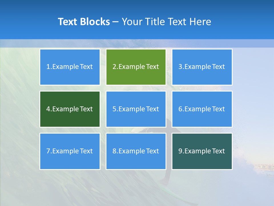 Liquid Motion Tube PowerPoint Template