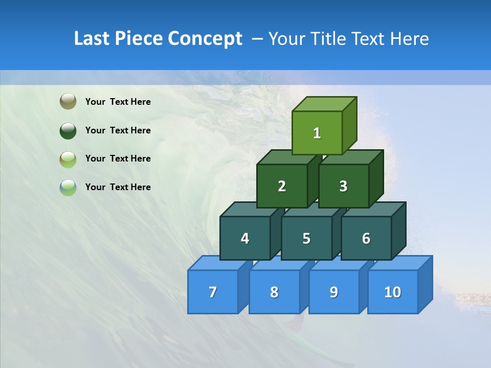 Liquid Motion Tube PowerPoint Template